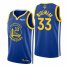 Nike Golden State Warriors #33 James Wiseman Royal Youth 2022 NBA Finals Icon Edition 75th Anniversary Diamond Swingman Jersey Youth