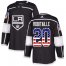 Adidas Los Angeles Kings #20 Luc Robitaille Black Home Authentic USA Flag Stitched NHL Jersey