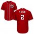 Washington Nationals #2 Adam Eaton Red Cool Base Stitched Youth MLB Jersey