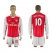 Arsenal #10 Wilshere Red Home Long Sleeves Soccer Club Jersey