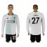 Liverpool #27 Origi Away Long Sleeves Soccer Club Jersey