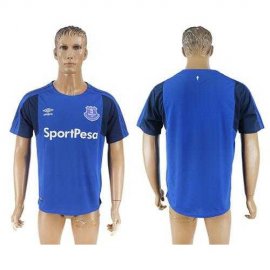 Everton Blank Home Soccer Club Jersey