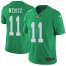 Nike Philadelphia Eagles #11 Carson Wentz Green Mens Stitched NFL Limited Rush Jersey