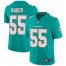 Nike Miami Dolphins #55 Jerome Baker Aqua Green Team Color Mens Stitched NFL Vapor Untouchable Limited Jersey