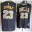 Chicago Bulls 23 Michael Jordan Black Electricity Fashion Revolution 30 Swingman NBA Jerseys Cheap