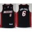 Miami Heat 6 LeBron James King James Nickname Black Revolution 30 Swingman NBA Jerseys
