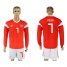 Russia #7 Poloz Red Home Long Sleeves Soccer Country Jersey