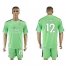 Leicester City #12 Hamer Green Goalkeeper Soccer Club Jersey