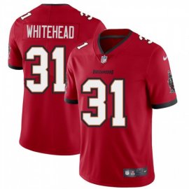Tampa Bay Buccaneers #31 Jordan Whitehead Mens Nike Red Vapor Limited Jersey