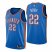 Nike Oklahoma City Thunder #22 Lsaiah Roby Blue Mens 2021-22 NBA 75th Anniversary Diamond Swingman Jersey – Icon Edition Mens