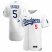 Los Angeles Dodgers #5 Corey Seager Mens Nike White Home 2020 World Series Champions Authentic Player MLB Jersey