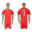 Colombia #1 OSPINA Red Goalkeeper 2018 FIFA World Cup Soccer Jersey