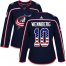 Adidas Columbus Blue Jackets #10 Alexander Wennberg Navy Blue Home Authentic USA Flag Womens Stitched NHL Jersey