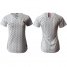 Womens France Blank Away Soccer Country Jersey