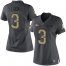 Nike Denver Broncos #3 Drew Lock Black Womens Stitched NFL Limited 2016 Salute to Service Jersey