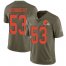 Nike Cleveland Browns #53 Joe Schobert Olive Mens Stitched NFL Limited 2017 Salute To Service Jersey