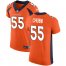 Nike Denver Broncos #55 Bradley Chubb Orange Team Color Mens Stitched NFL Vapor Untouchable Elite Jersey