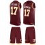 Nike Washington Football Team #17 Doug Williams Burgundy Red Team Color Mens Stitched NFL Limited Tank Top Suit Jersey