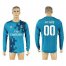 Real Madrid Personalized Sec Away Long Sleeves Soccer Club Jersey