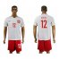 Poland #12 Boruc Home Soccer Country Jersey