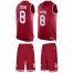 Nike San Francisco 49ers #8 Steve Young Red Team Color Mens Stitched NFL Limited Tank Top Suit Jersey
