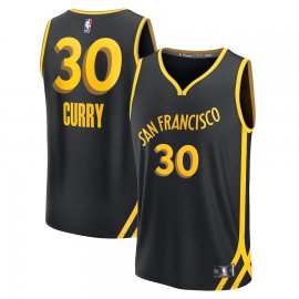 Stephen Curry Golden State Warriors Fanatics Branded Unisex 2023/24 Fast Break Jersey – Black – City Edition