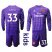 Arsenal #33 Cech Purple Long Sleeves Kid Soccer Club Jersey