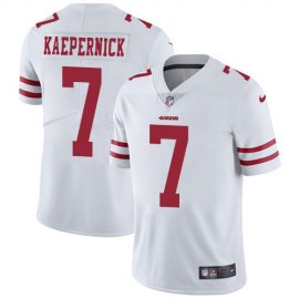 Nike San Francisco 49ers #7 Colin Kaepernick White Mens Stitched NFL Vapor Untouchable Limited Jersey