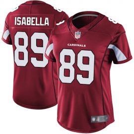 Nike Arizona Cardinals #89 Andy Isabella Red Team Color Womens Stitched NFL Vapor Untouchable Limited Jersey