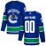 Mens Adidas Canucks Personalized Authentic Blue Home NHL Jersey