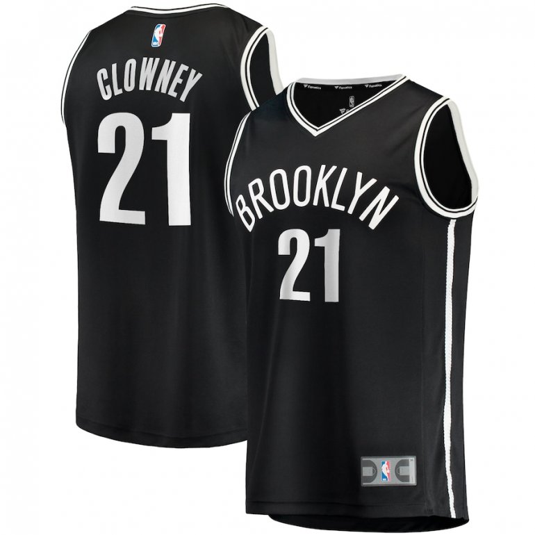Noah Clowney Brooklyn Nets Fanatics Branded Youth 2023 NBA Draft First Round Pick Fast Break Replica Jersey – Icon Edition – Black