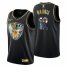 Brooklyn Brooklyn Nets #12 Joe Harris Mens Golden Edition Diamond Logo 2021/22 Swingman Jersey – Black Mens