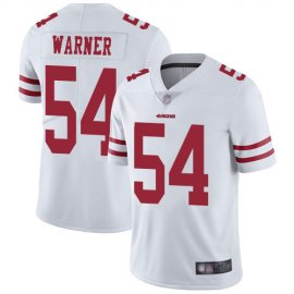 Nike San Francisco 49ers #54 Fred Warner White Mens Stitched NFL Vapor Untouchable Limited Jersey