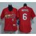 St.Louis Cardinals #6 Stan Musial Red Flexbase Authentic Womens Stitched MLB Jersey
