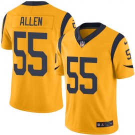 Nike Los Angeles Rams #55 Brian Allen Gold Mens Stitched NFL Limited Rush Jersey
