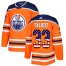Adidas Edmonton Oilers #33 Cam Talbot Orange Home Authentic USA Flag Stitched NHL Jersey