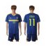 Bosnia Herzegovina #11 Dzeko Home Soccer Country Jersey