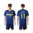 Bosnia Herzegovina #11 Dzeko Home Soccer Country Jersey