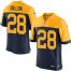 Nike Green Bay Packers #28 AJ Dillon Navy Blue Alternate Mens Stitched NFL New Elite Jersey