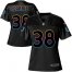 Nike Indianapolis Colts #38 T.J. Carrie Black Womens NFL Fashion Game Jersey