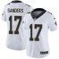 Nike New Orleans Saints #17 Emmanuel Sanders White Womens Stitched NFL Vapor Untouchable Limited Jersey