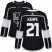 Adidas Los Angeles Kings #21 Mario Kempe Black Home Authentic Womens Stitched NHL Jersey