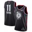 Mens Nike Boston Celtics #11 Kyrie Irving Black Basketball Jordan Swingman 2019 All-Star Game Jersey
