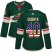 Adidas Minnesota Wild #40 Devan Dubnyk Green Home Authentic USA Flag Womens Stitched NHL Jersey