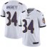 Nike Baltimore Ravens #34 Anthony Averett White Mens Stitched NFL Vapor Untouchable Limited Jersey