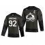 Colorado Avalanche #92 Gabriel Landeskog Adidas 2019 Veterans Day Mens Authentic Practice NHL Jersey Camo