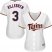 Minnesota Twins #3 Harmon Killebrew White Home Womens Stitched MLB Jersey