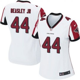 Nike Atlanta Falcons #44 Vic Beasley Jr White Womens Stitched NFL Elite Jersey