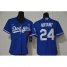 Los Angeles Dodgers #8 #24 Kobe Bryant Youth Nike Royal Cool Base 2020 KB Patch MLB Jersey