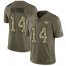 Nike Kansas City Chiefs #14 Sammy Watkins Olive/Camo Youth Stitched NFL Limited 2017 Salute to Service Jersey